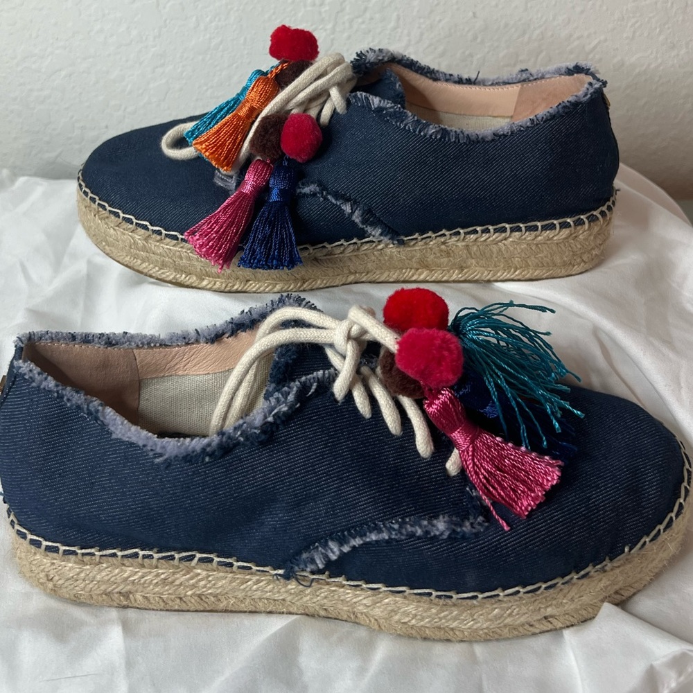Kate Spade Denim Espadrille Shoes